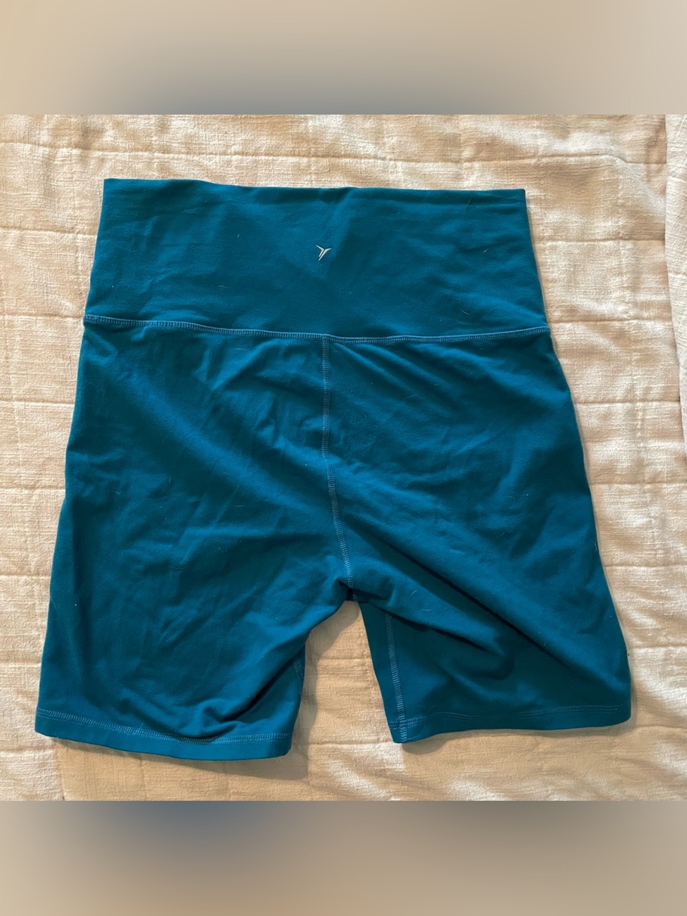 Old Navy Teal High-Waist Bike Shorts - Picture 4 of 4